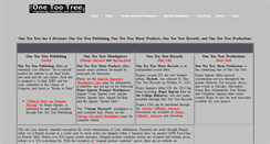 Desktop Screenshot of onetootree.com